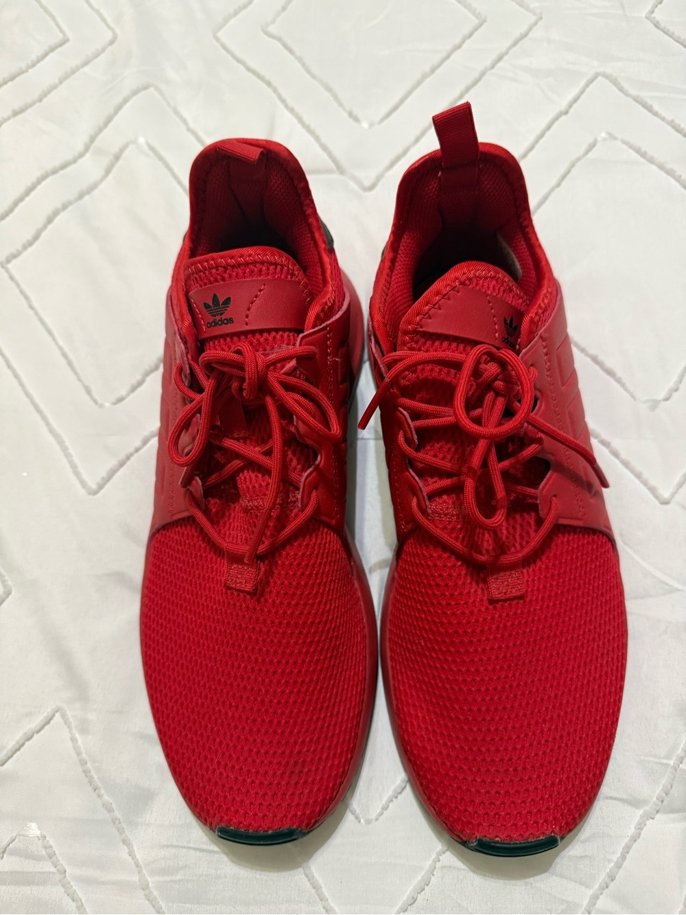 adidas Men’s Red Mesh Athletic Sneakers